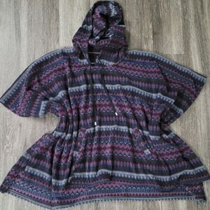 Lauren Ralph Lauren Hooded Fleece Poncho
